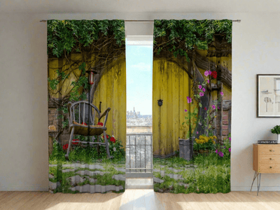 Fabulous curtains for children's room with a fairy tale theme - Hobita MājaPetenshop.lv