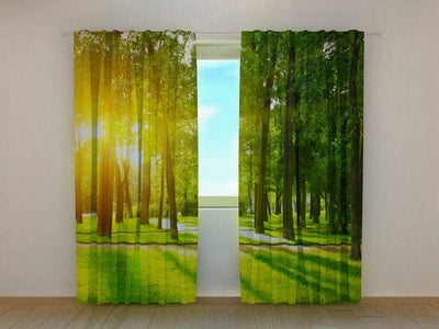 3D Curtains with Printing - Ideal for any interior Tapetenshop.lv