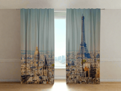 Order curtains today and turn your house into a real Paris Tapetenshop.lv