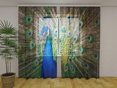 Printed curtains - beauty and elegance with stunning design on Tapetenshop.lv