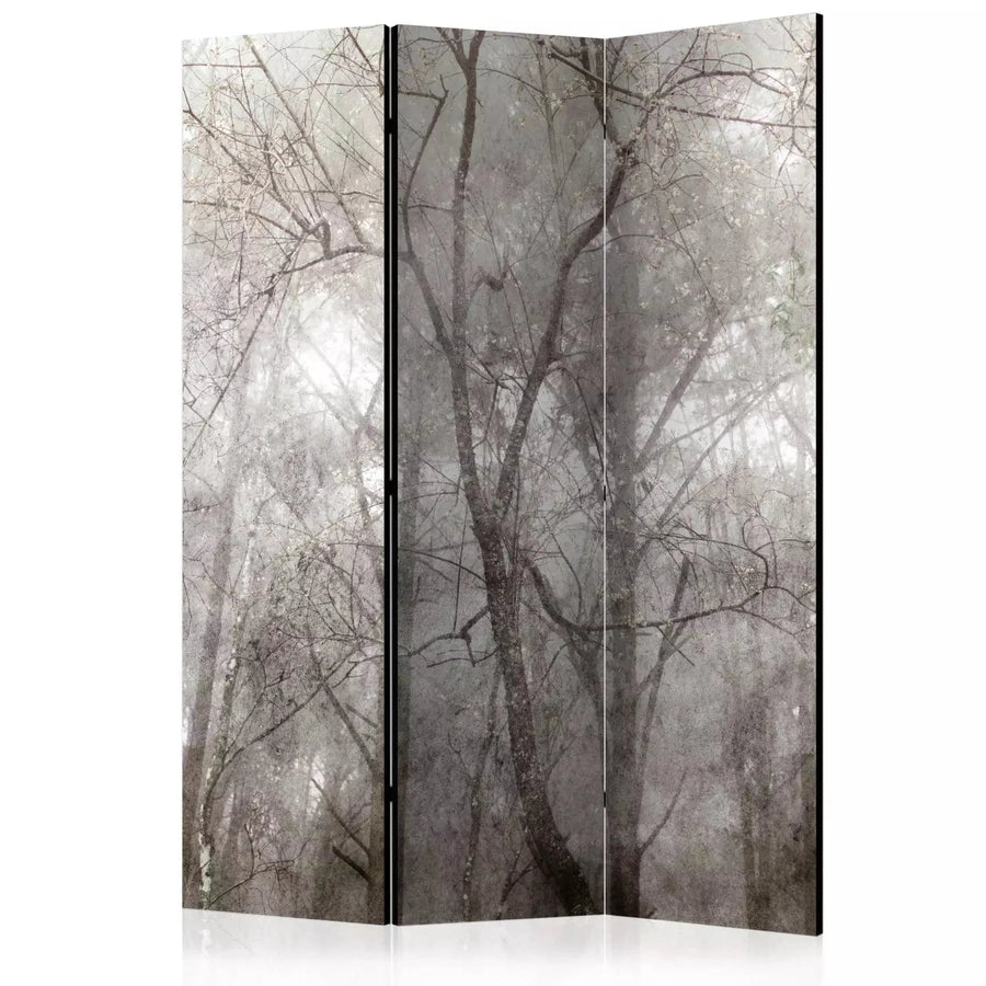 Aizslietnis - ainava ar meža skatu pelēkos toņos: 135x172 cm ART