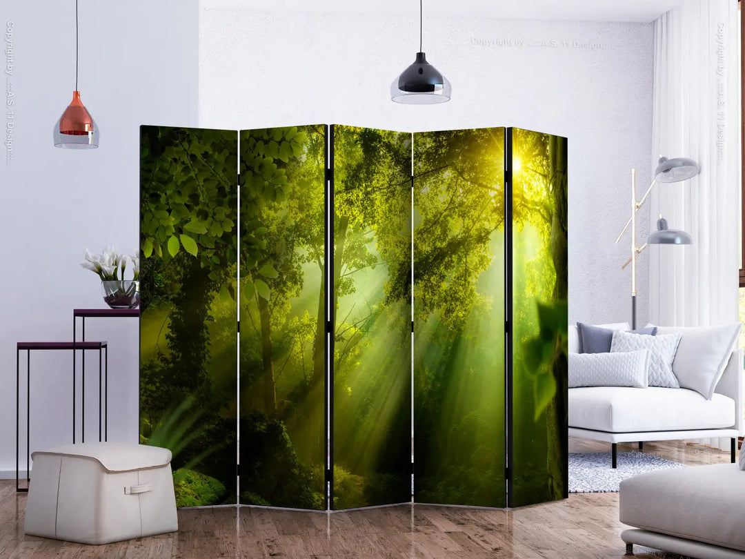 Aizslietnis ar skaņas izolāciju, Noslēpumainais mežs, 225x172 cm ART XL