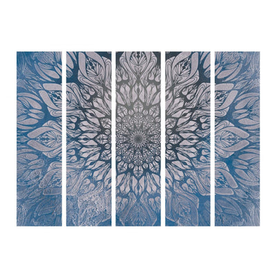 Aizslietnis ar austrumu ornamentu - Zils zirnekļtīkls II 225x172 cm ART