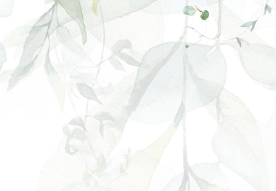 Aizslietnis - ar zaļām lapām - Maigs dabas pieskāriens, 136156, 135x172 cm ART