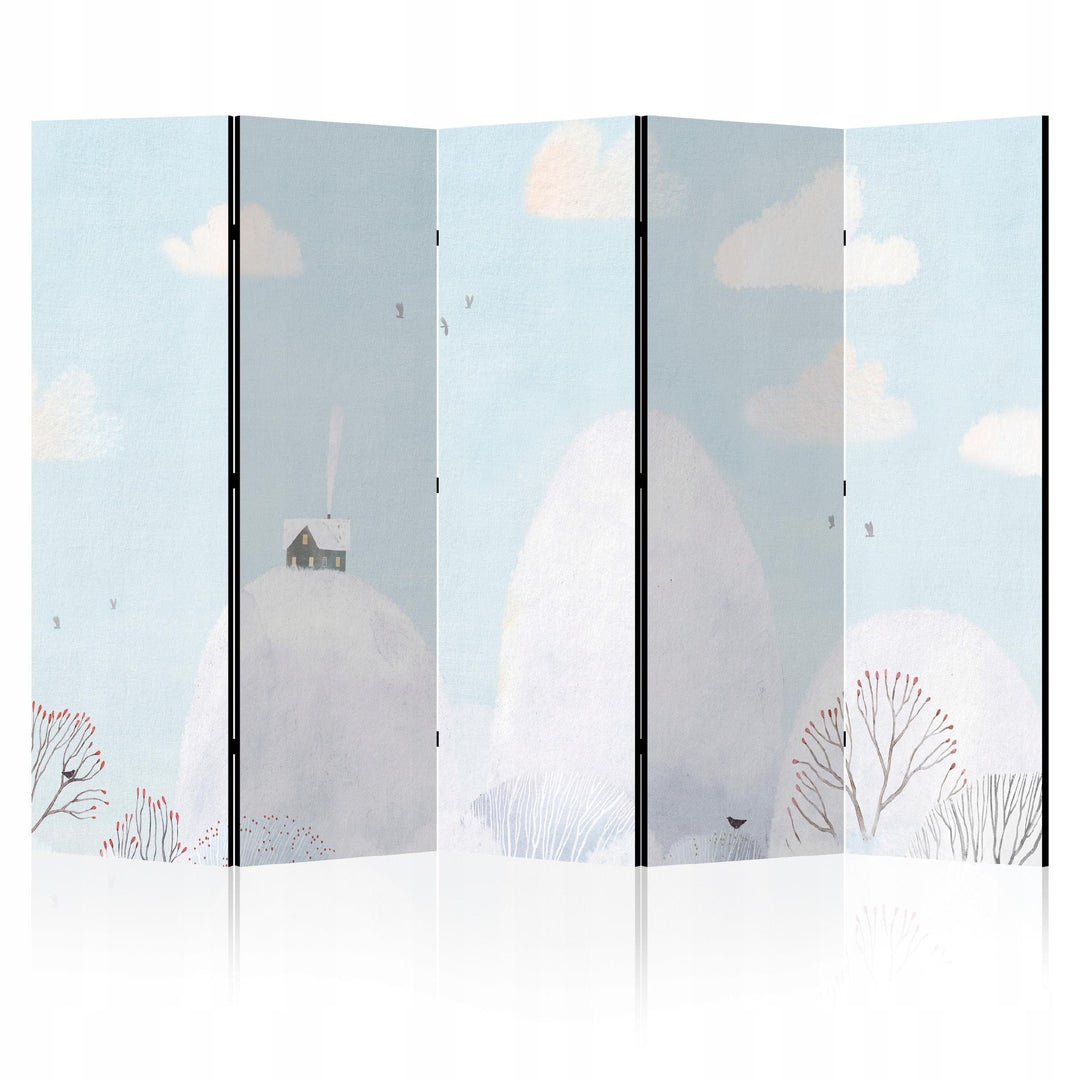 Aizslietnis, divpusējs, bērnu istabai, 225x172, Ziemas pasaka L-ART