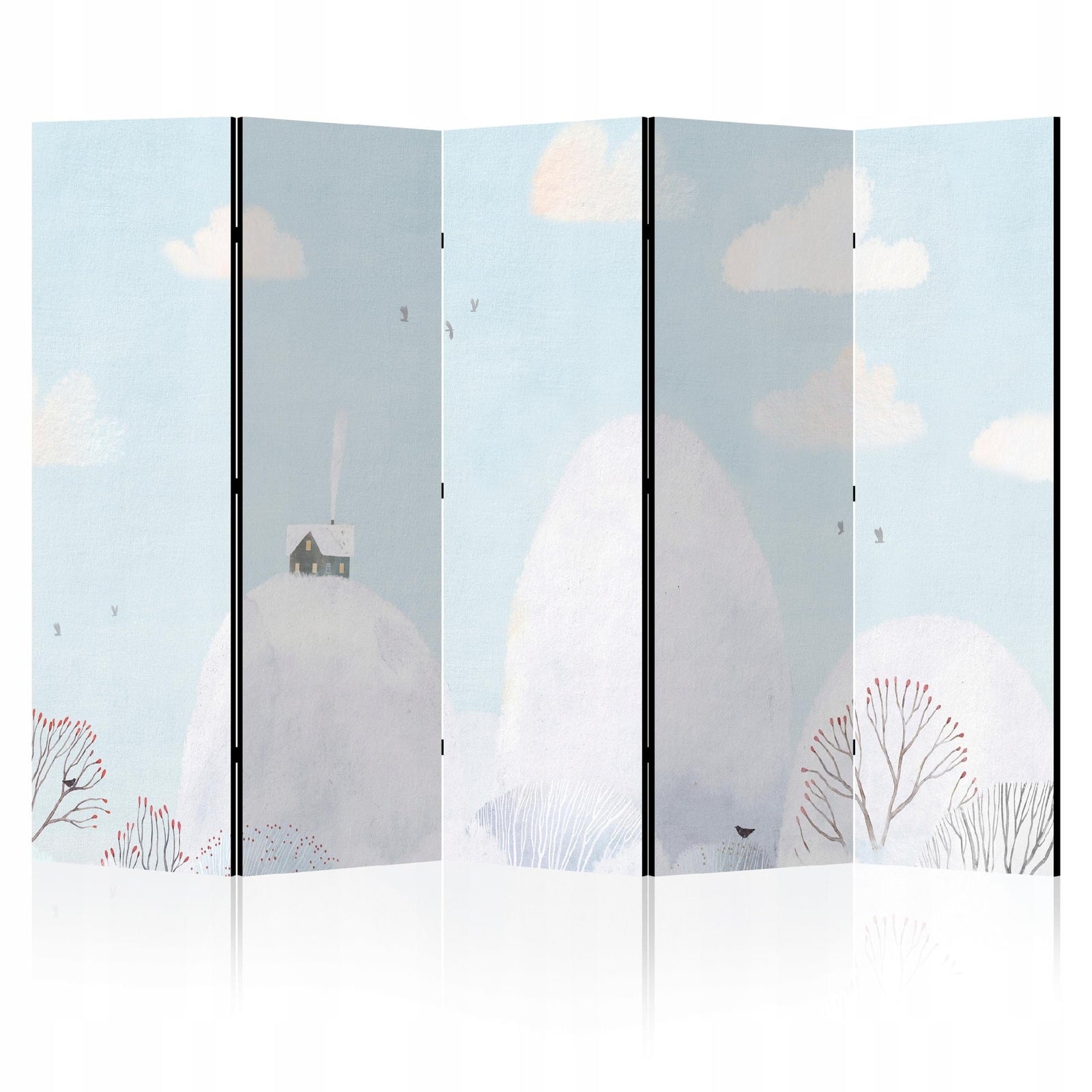 Aizslietnis, divpusējs, bērnu istabai, 225x172, Ziemas pasaka L-ART