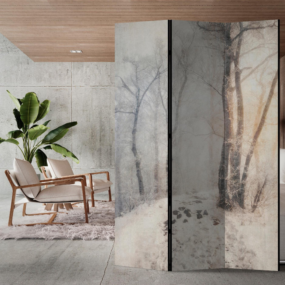 Aizslietnis, vienpusējs, 135x172, Miglainais ziemas mežs L-ART