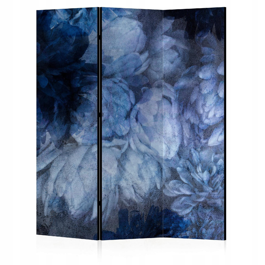 Aizslietnis, vienpusējs, 135x172, Nakts dārza noslēpums, ziedi zilā L-ART