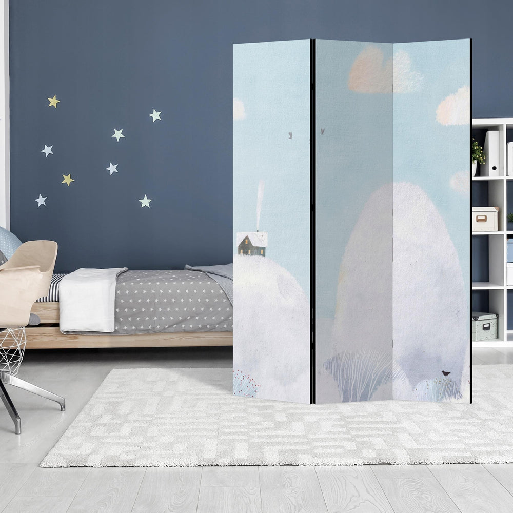 Aizslietnis, vienpusējs, bērnu isstabai, 135x172, Ziemas pasaka L-ART