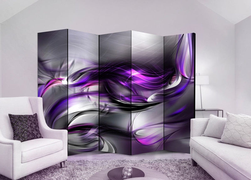 Aizslietnis Violeti virpuļi II 225x172 cm ART