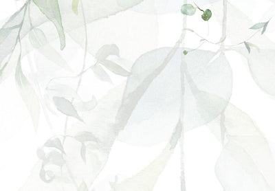 Apaļa kanva (Deluxe) - Efejas ar zaļām lapām, 148673 G-ART