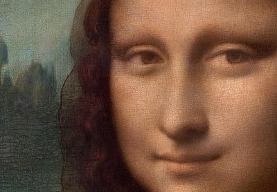 Apaļa Glezna (Deluxe) - Leonardo da Vinči - Mona Lizas portrets, 148722 Tapetenshop.lv