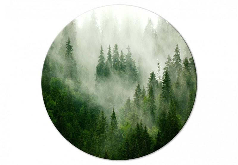 Apaļa kanva (Deluxe) - Miglains mežs, 148666 G-ART