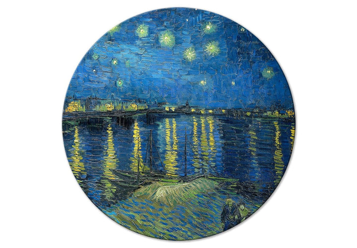 Apaļa glezna (Deluxe) - Vinsents van Gogs - Zvaigžņotā nakts - 148713 G-ART