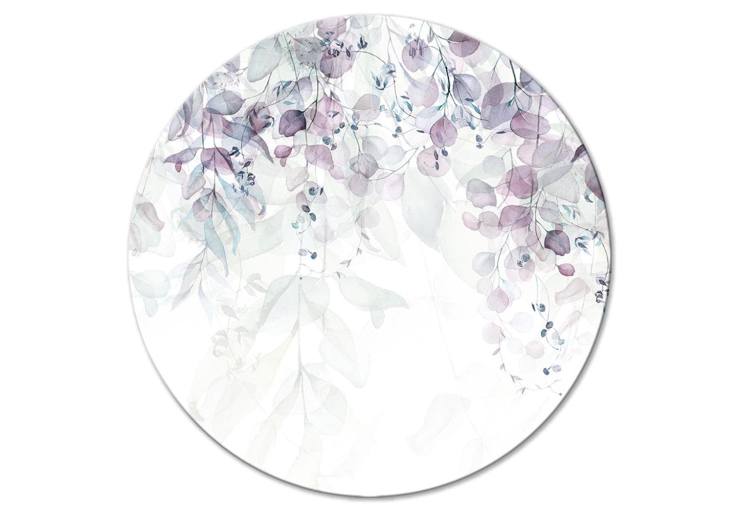 Apaļa glezna (Deluxe) - Violetas lapas - 148691 G-ART