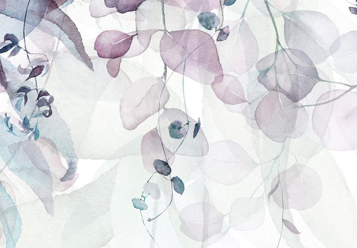 Apaļa glezna (Deluxe) - Violetas lapas - 148691 G-ART