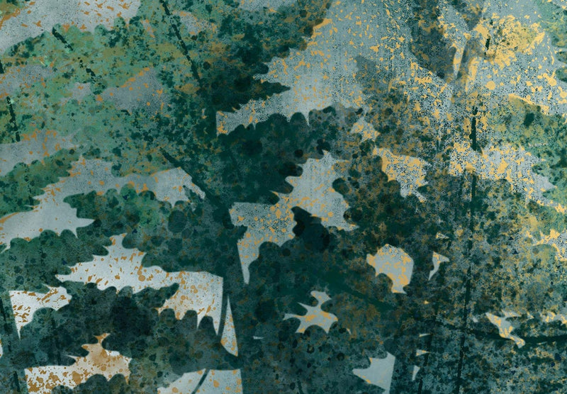 Apaļa Glezna (Deluxe) - Zaļās papardes, 148703 Tapetenshop.lv