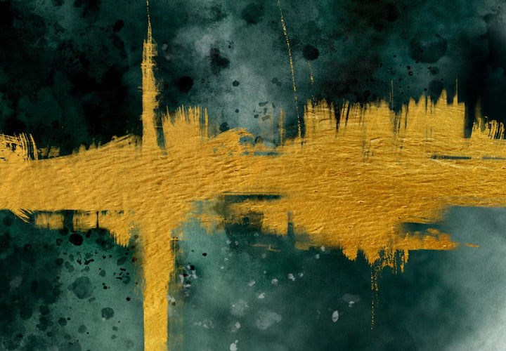 Apaļa glezna (Deluxe) - Zelta horizonts - 148693 G-ART