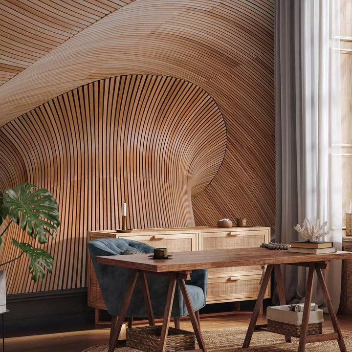 Fototapetes - Ēkas fragmenti - Kārdifas līcī, Velsā, 150972