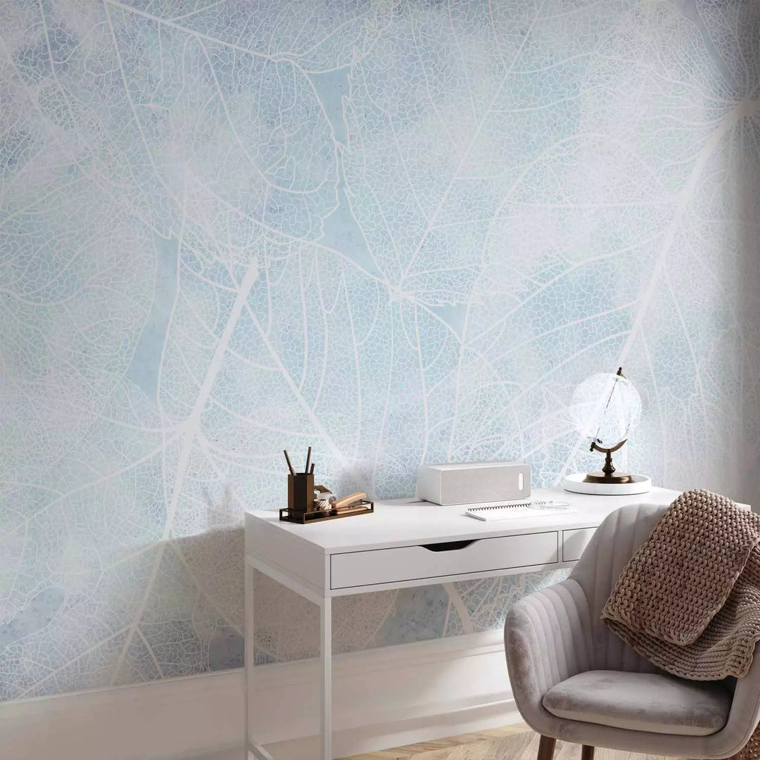 Fototapeet - Sügisene loodus sinise ja valge värviga, 138617