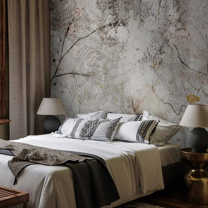 Wall Murals - Floral fresco, 148591