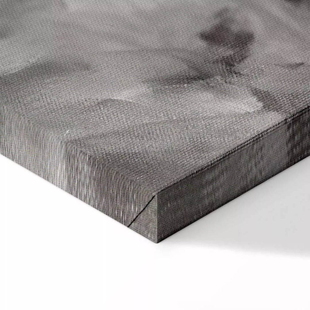 Kanva ar ziediem - Zīmētas sarkanas magones uz abstrakta pelēka fona, 95014