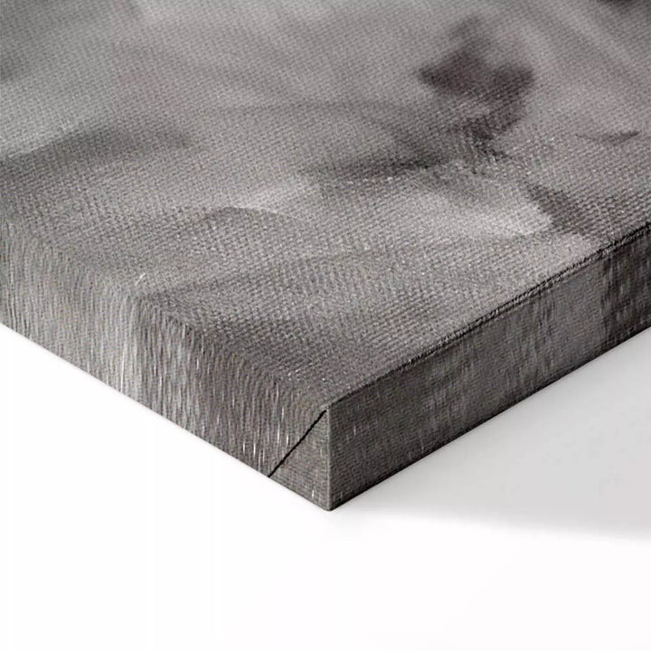 Kanva ar ziediem - Zīmētas sarkanas magones uz abstrakta pelēka fona, 95014