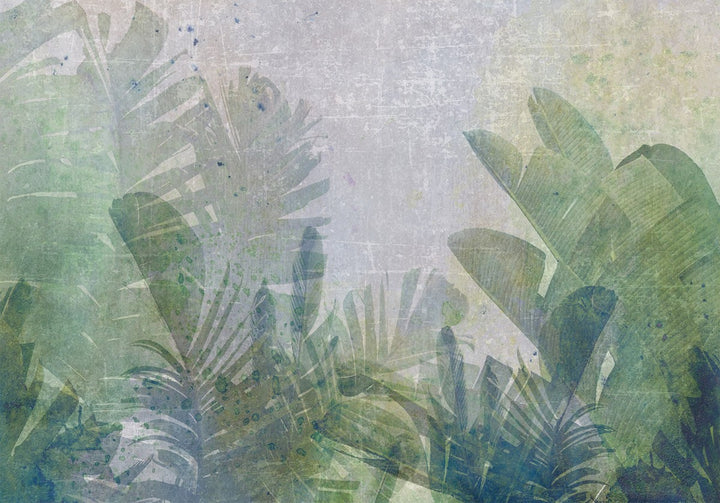 Fototapetai su atogrąžų lapais - Bananų laukas džiunglėse - 135568