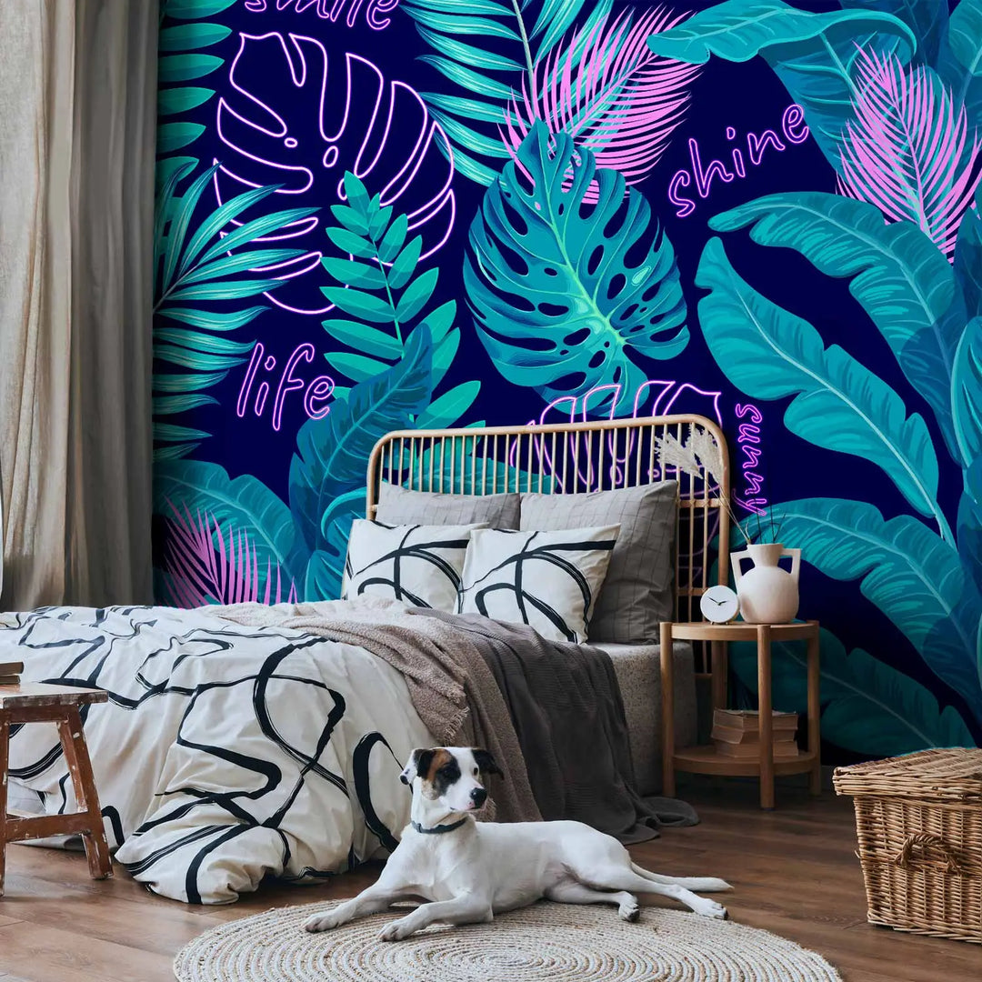 Wall Murals - Neon Jungle, 148800