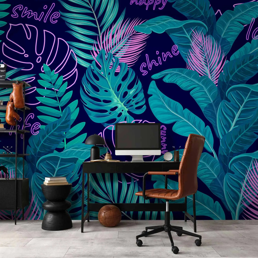 Wall Murals - Neon Jungle, 148800