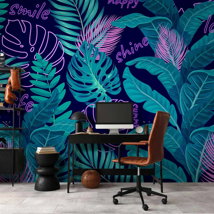 Wall Murals - Neon Jungle, 148800