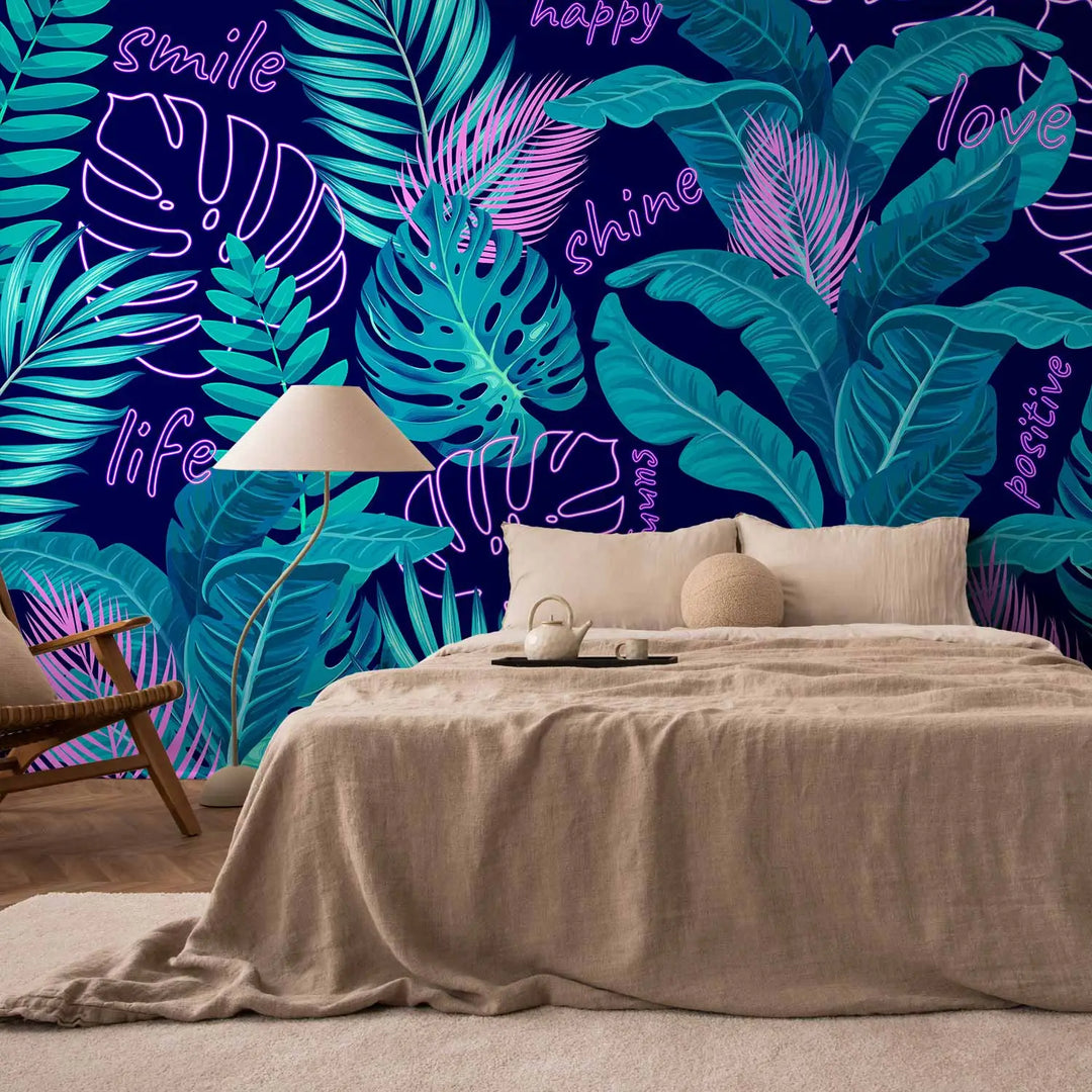 Wall Murals - Neon Jungle, 148800
