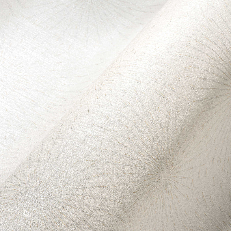 Tapetes guļamistabai - Baltas ar retro zvaigžņveida rakstu, 388184 AS Creation