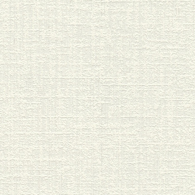 Baltās tapetes RASCH ar smalku tekstila tekstūru, 653717 - nopirkt RASCH
