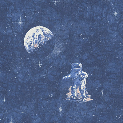 Bērnuistabas tapetes - astronauts, kosmoss un zvaigznes, spīd tumsā, 1123373 AS Creation