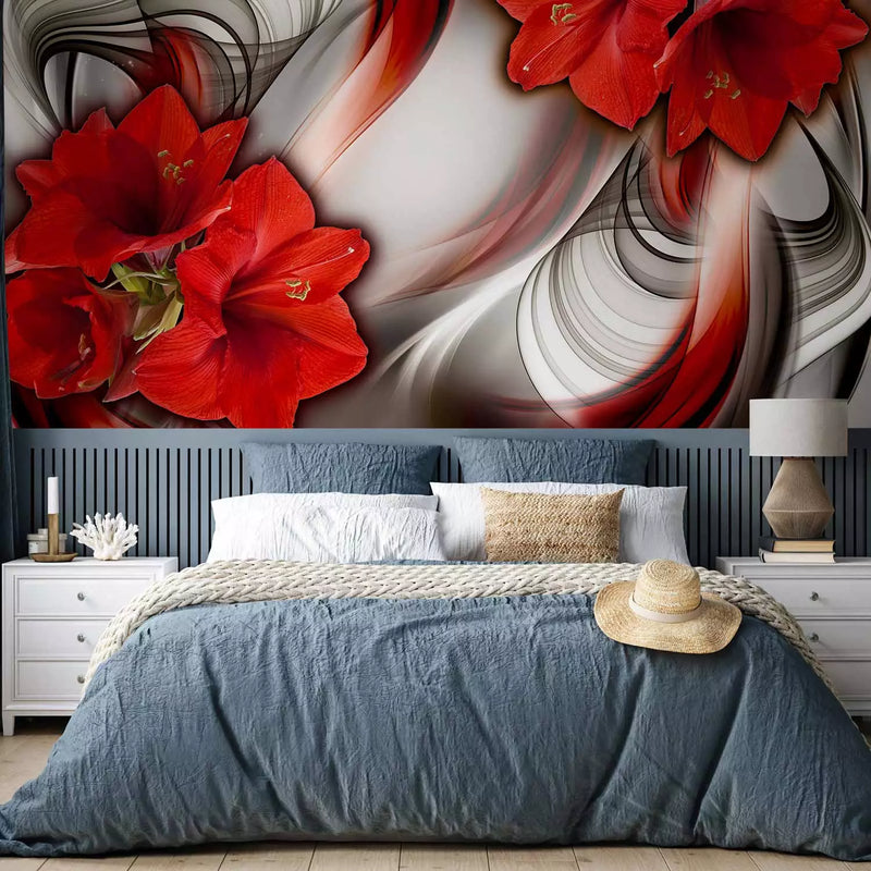 Wall Murals 64769 amarillis - red ballad