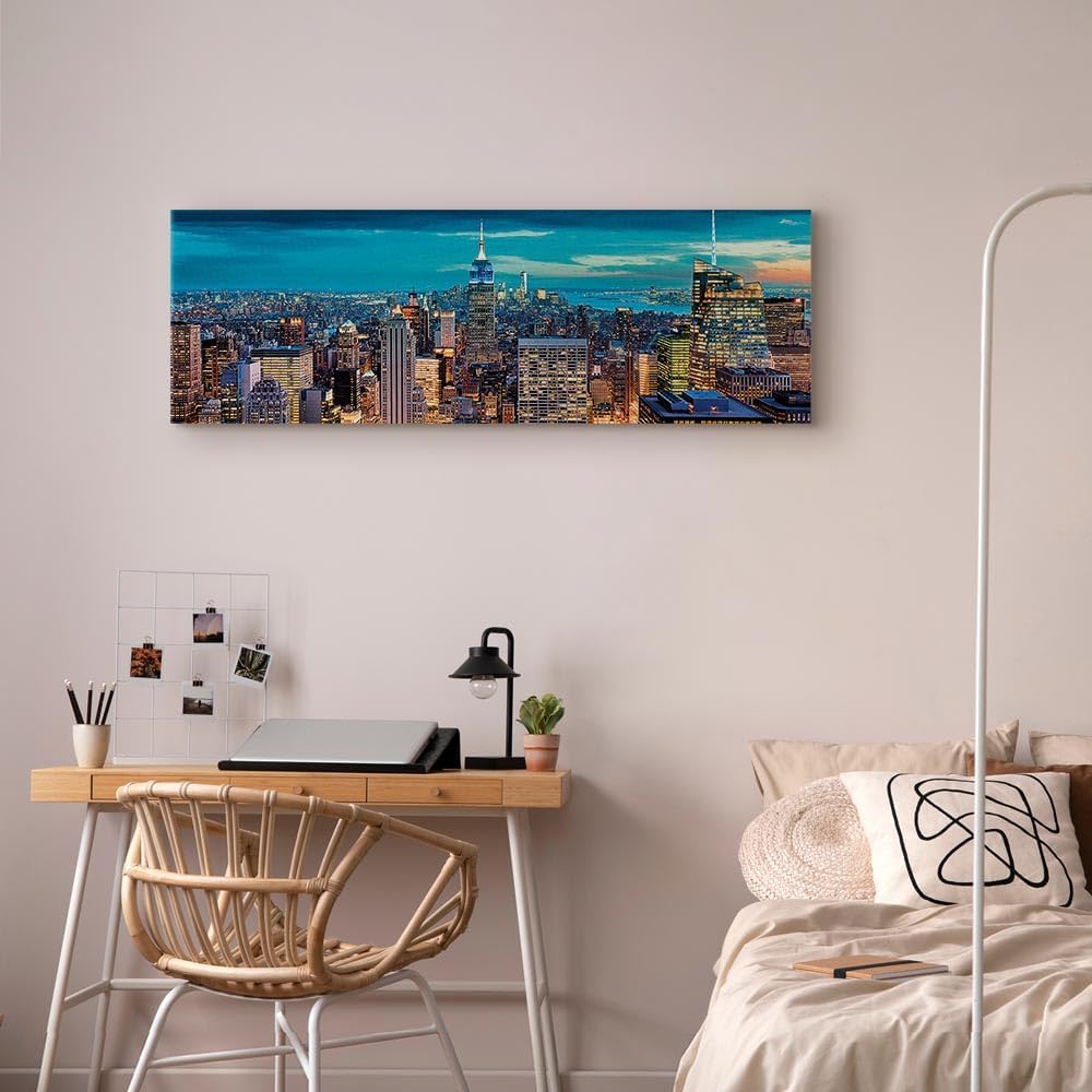 Canvas-taulut Sininen metropoli