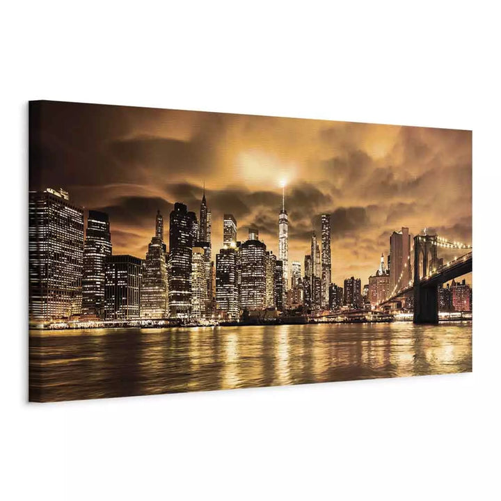 Paveikslai ant drobės Besileidžiančios saulės miestas