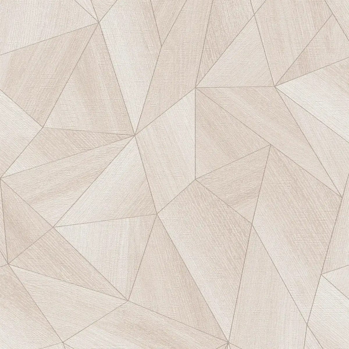 Daniel Hechter neaustas tapetes ar modernu ģeometrisku rakstu bēšā krāsā AS Creation