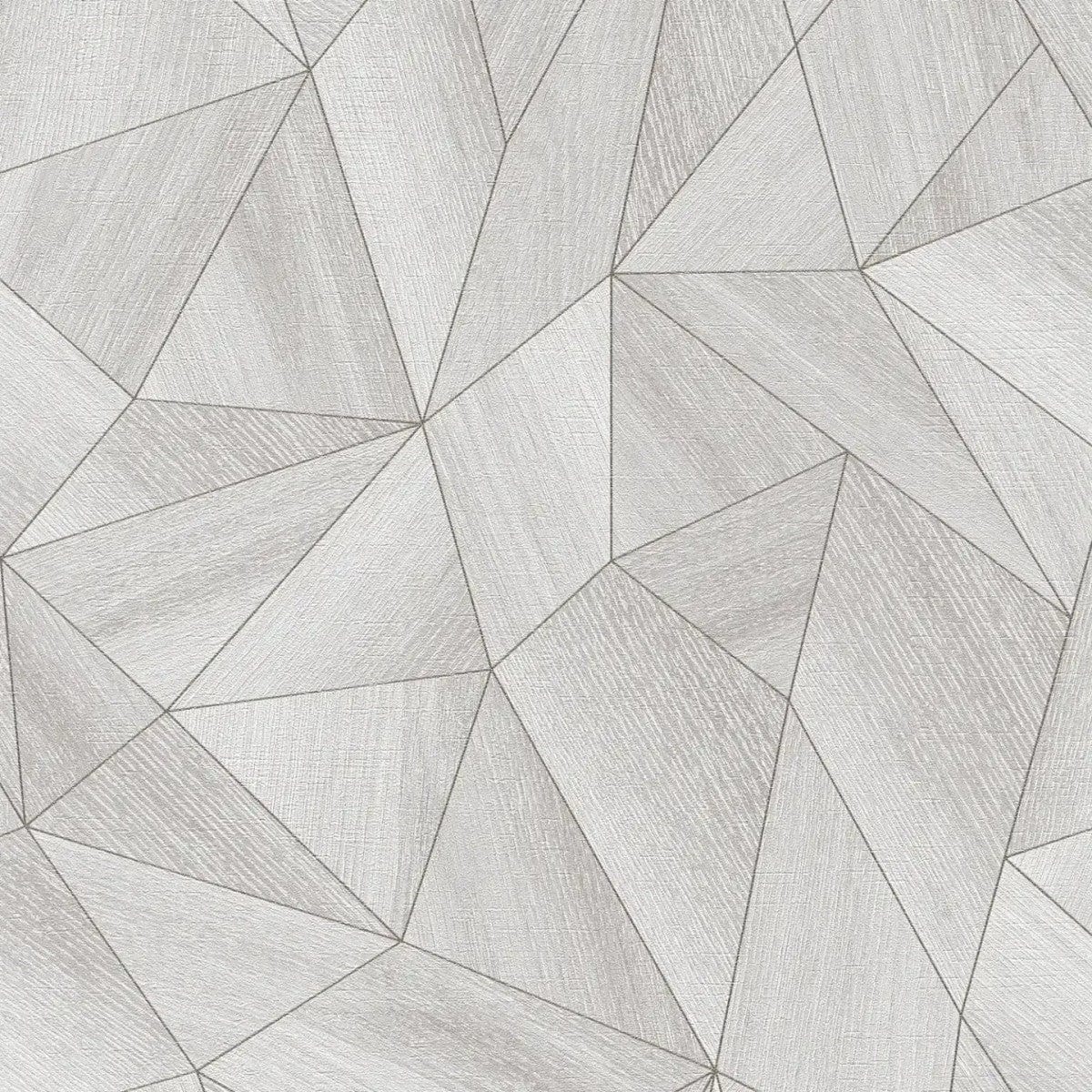 Daniel Hechter neaustas tapetes ar modernu ģeometrisku rakstu pelēkā krāsā AS Creation