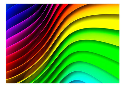 Daudzkrāsainas fototapetes - Varavīksnes viļņi - 62096 G-ART