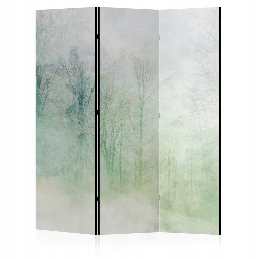 Dekoratīvais aizslietnis, vienpusējs, 135x172, Miglains mežs un dabas ainava L-ART