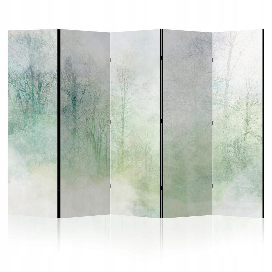 Dekoratīvais aizslietnis, vienpusējs, 225x172, Miglains mežs un dabas ainava L-ART