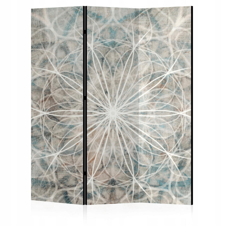 Dekoratīvais aizslietnis, vienpusējs istabas sadalītājs,135x172, Ziemas Mandala L-ART