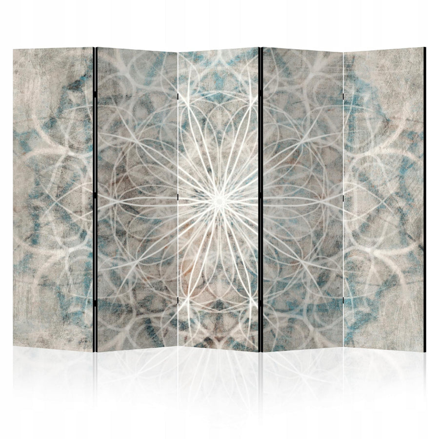 Dekoratīvais aizslietnis, vienpusējs istabas sadalītājs, 225x172, Ziemas Mandala L-ART