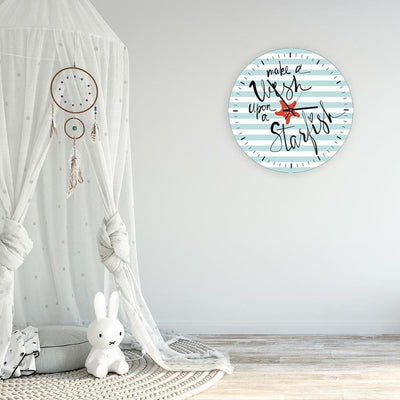 Dekoratīvais sienas pulkstenis Jūraszvaigzne Home Trends
