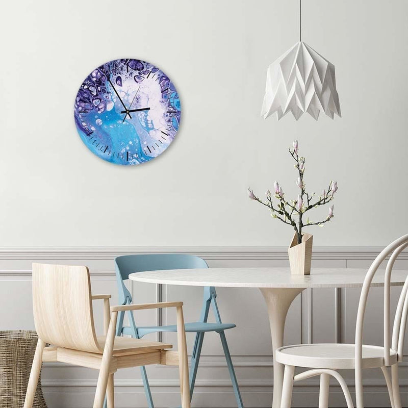 Dekoratīvais sienas pulkstenis Marmors (Jūras toņi) Home Trends