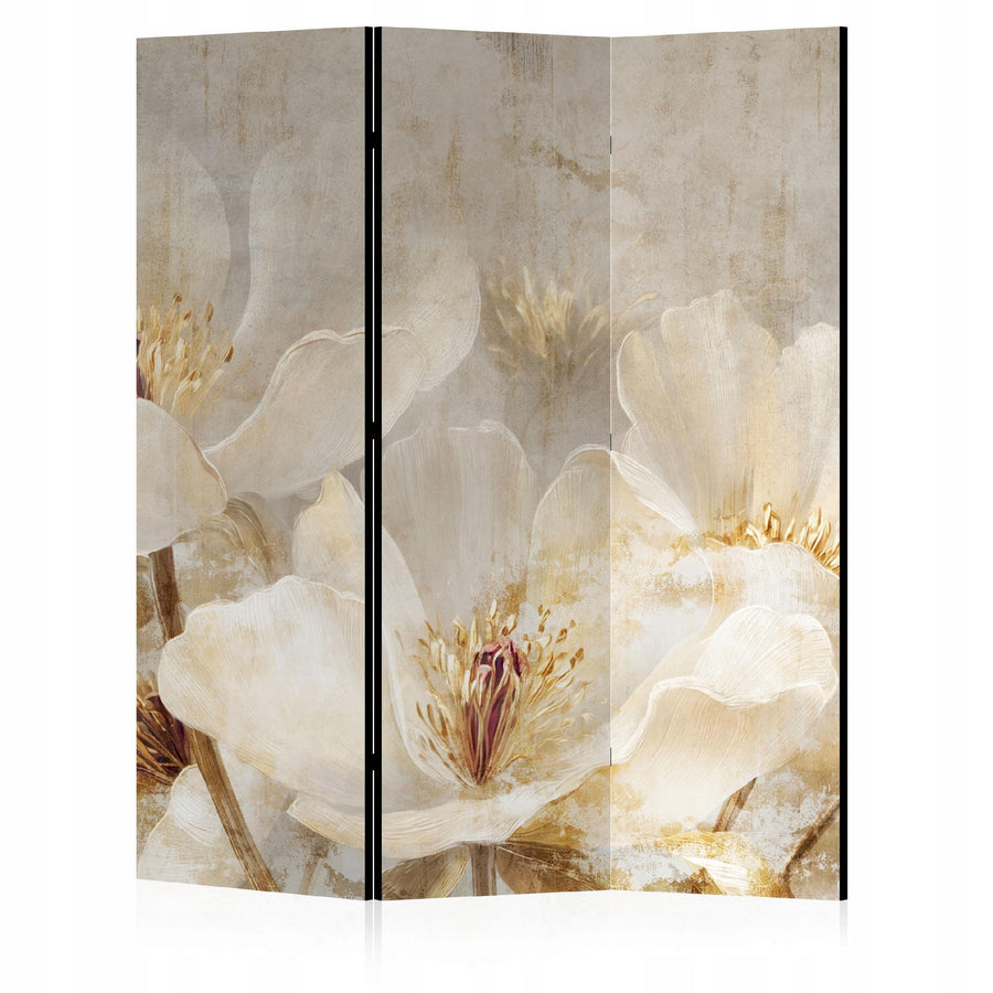 Dekoratīvs divpusējs aizslietnis, 135x172, Baltie ziedi (Vintāžas stilā) L-ART
