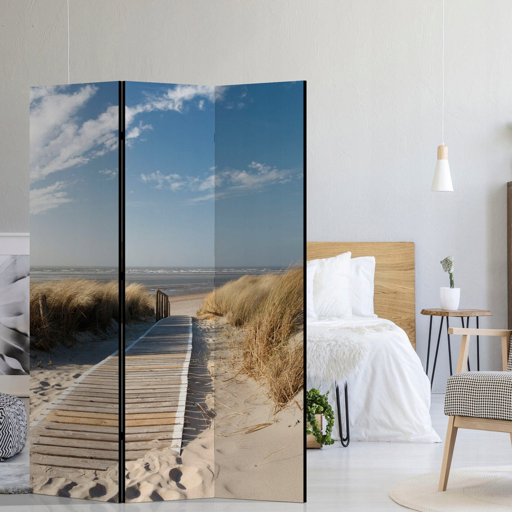 Dekoratīvs divpusējs aizslietnis ,135x172, Jūras brīze, zilos toņos L-ART