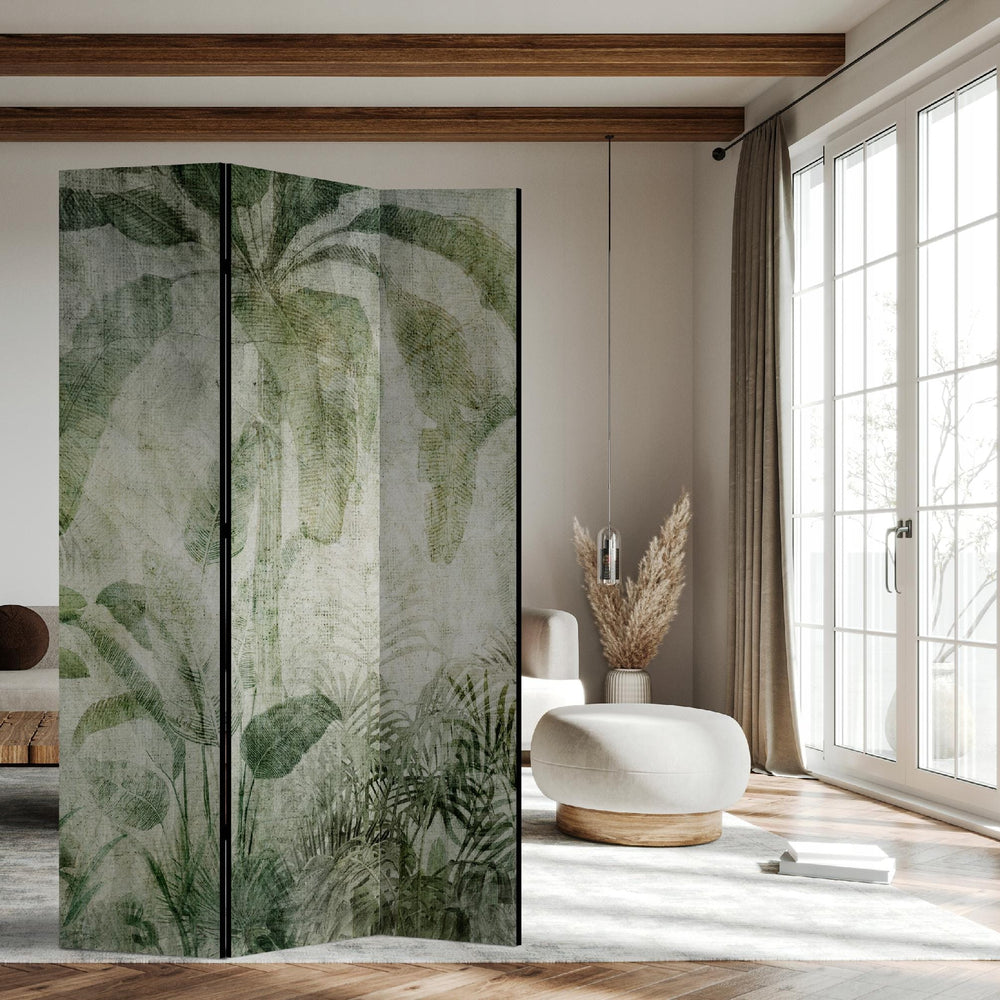 Dekoratīvs divpusējs aizslietnis, 135x172, Tropiskā oāze - Elegants botāniskais motīvs L-ART